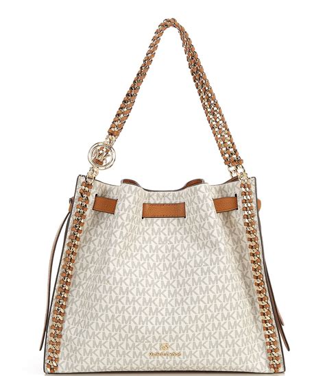 mina chain tote michael kors|mina shoulder bag chain.